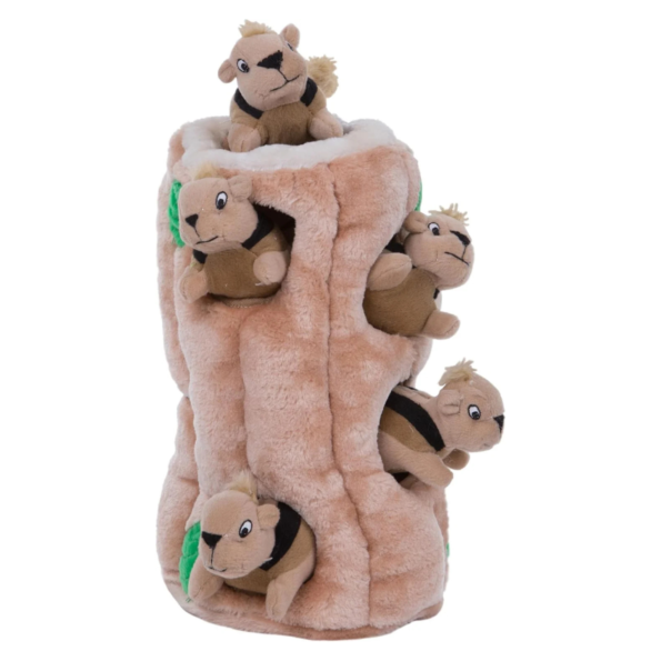 Interactive Hide-and-Seek Squirrel Plush Dog Toy Puzzle
