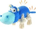 Plush Squeaky Dog Toy for Interactive Play and Chewing